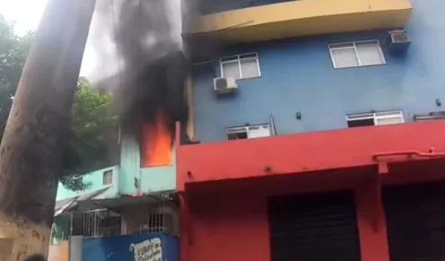 Pânico na Garibaldi: homem é suspeito de incendiar casa do próprio pai e fugir