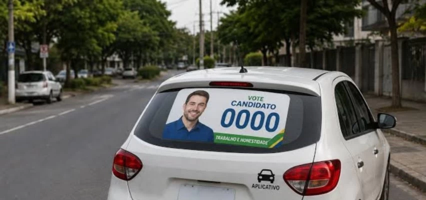 ATENÇÃO, MOTORISTAS! Uber e 99 ficam proibidos de fazer propaganda eleitoral nos carros