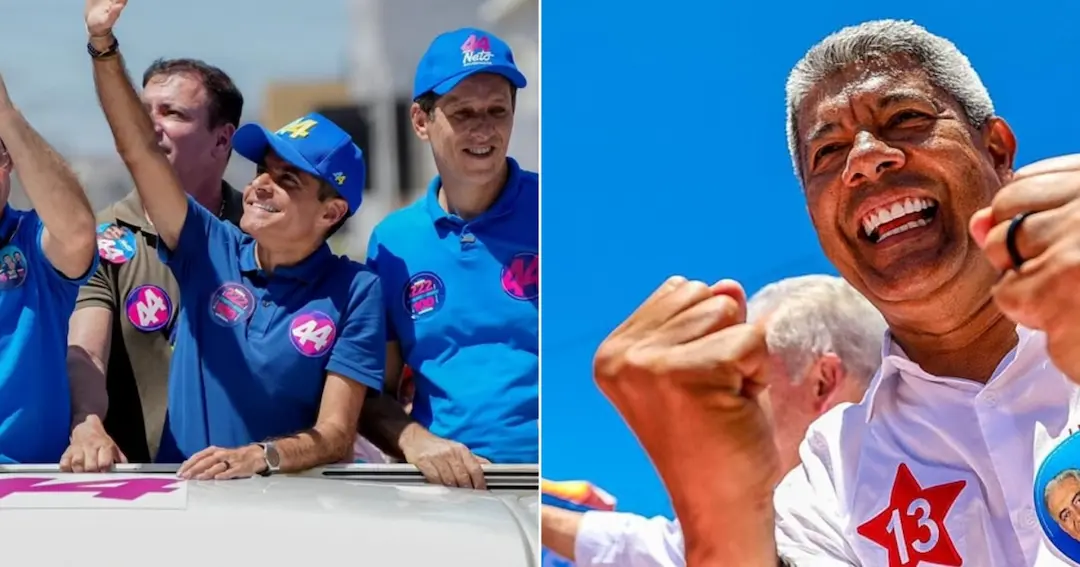 EMPATE NA BAHIA! Jerônimo e ACM Neto aparecem praticamente colados em nova pesquisa