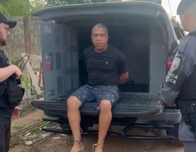 FORAGIDO CAPTURADO! Líder de grupo criminoso condenado a 83 anos é preso no Espírito Santo