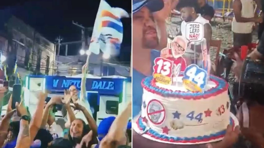 FESTA POLÍTICA! Aniversário em Salvador mistura Lula e ACM Neto ao som de “Jero Tchau”