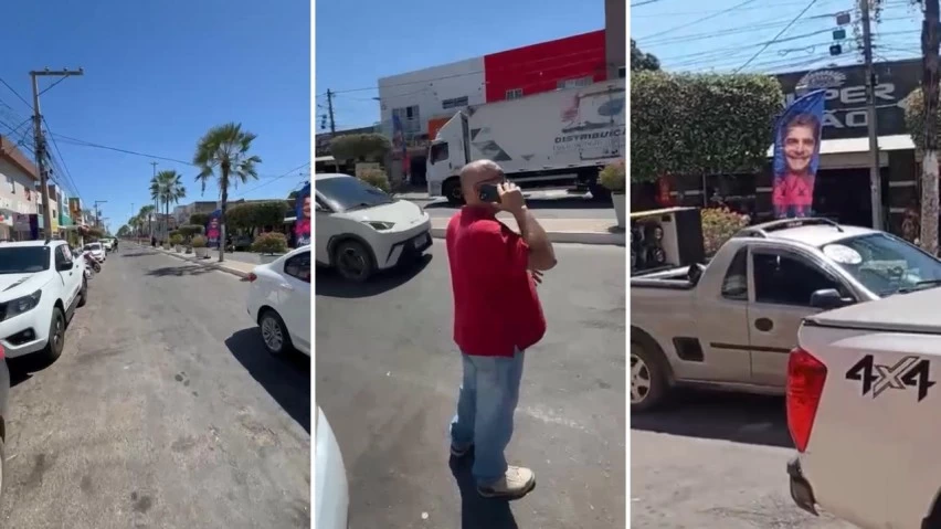 CLIMA TENSO EM IBOTIRAMA! Grupo de oposição acusa prefeito de tentar retirar material de campanha de ACM Neto
