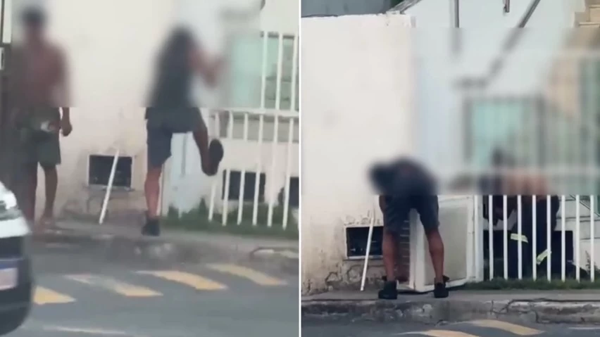 NA CARA DE PAU: TRIO INVADE ESTABELECIMENTO E FURTA APARELHO DE AR-CONDICIONADO EM STELLA MARIS