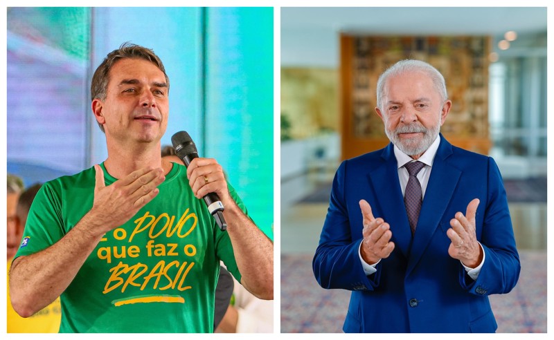 PESQUISA FUTURA APONTA FLÁVIO BOLSONARO COM 50,8% E LULA COM 49,2% DOS VOTOS VÁLIDOS