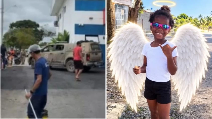 MENINA DE 6 ANOS MORRE E IRMÃ FICA FERIDA DURANTE TROCA DE TIROS EM OPERAÇÃO DA PM EM EUNÁPOLIS