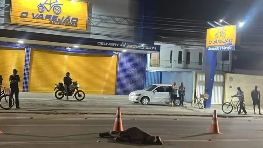 CICLISTA MORRE APÓS ACIDENTE COM MOTOCICLETA NA BA-502, EM FEIRA DE SANTANA