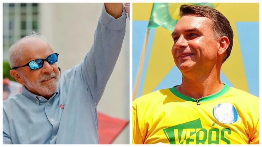 PESQUISA DO INSTITUTO VERITÁ APONTA FLÁVIO BOLSONARO COM 51,1% E LULA COM 48,9% NO SEGUNDO TURNO