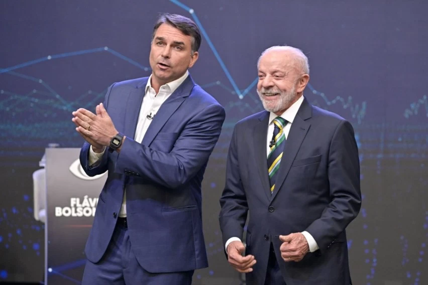 PESQUISA PALVER MOSTRA FLÁVIO BOLSONARO COM 50% E LULA COM 48% EM SIMULAÇÃO DE SEGUNDO TURNO