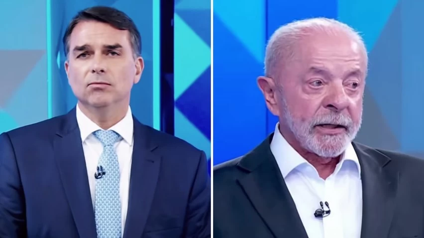 PESQUISA FRANÇA APONTA FLÁVIO BOLSONARO COM 51,4% E LULA COM 48,6% DOS VOTOS VÁLIDOS NO 2º TURNO